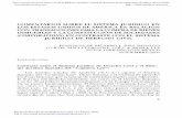 COMENTARIOS SOBRE LOS (CORPORATIONS)historico.juridicas.unam.mx/publica/librev/rev/dernotmx/cont/121/est/est2.pdf · como premisa a su silogismo jurídico para decidir la controversia.