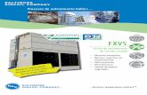 BALTIMORE AIRCOIL COMPANY Procesos de enfriamiento fiables · Las torres de enfriamiento de circuito cerrado de FXVS utilizan ventiladores axiales energéticamente eficientes con