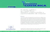 El sector público en Costa Rica: desafíos institucionales ...cidseci.dgsc.go.cr/datos/Sector público en CR.pdf · te analizar la evolución histórica. Por otra parte, ... y asimetrías