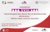 OPERATIVO - Coordinación Estatal de Protección Civil · presenta el Operativo correspondiente al evento "DESFILE CVIII ANIVERSARIO DEL INICIO DE LA REVOLUCION MEXICANA", a realizarse