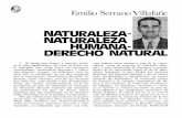 Emilio Serrano Villafañe - Dadun: Página de iniciodadun.unav.edu/bitstream/10171/12193/1/PD_II_21.pdf · Emilio Serrano Villafañe NATURALEZA NATURALEZA HUMANA· DERECHO NAtURAL