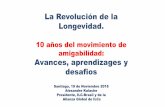 La Revolución de la Longevidad....La Revolución de la Longevidad. 10 años del movimiento de amigabilidad: Avances, aprendizages y desafios Santiago, 19 de Noviembre 2018 Alexandre