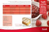 Propiedades Aplicaciones · • Masas laminadas (croissant, hojaldre...) • Cakes (muffins, cakes...) • Brioches • Pasteles y tartaletas Propiedades • Alto contenido de frutas