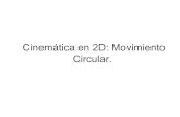 Cinemática en 2D: Movimiento Circular.jura/Fisica_I/semana_IV_2.pdf · • La magnitud de la aceleración en el movimiento circunferencial es: Por último se debe decir que se usa