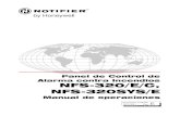 Panel de Control de Alarma contra Incendios NFS-320/E/C ... · Panel de Control de Alarma contra Incendios NFS-320/E/C, NFS-320SYS/E Manual de operaciones E P/N 52747SP:E ECN 06-326