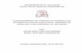 UNIVERSIDAD DE EL SALVADOR FACULTAD DE CIENCIAS …ri.ues.edu.sv/id/eprint/14877/1/13101649.pdf · 2017-10-18 · 2 universidad de el salvador facultad de ciencias agronÓmicas departamento