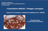 Clostridium difficile ”. Patogen emergent. · Societat Catalana de . Malalties Infeccioses i Microbiologia Clínica. 22 d´abril 2010. “Clostridium difficile”.Patogen emergent.