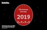 Christmas Survey 2019 - Deloitte United States...15 Reparto del gasto por canales Gasto real 2018 Intención de gasto 2019 Online 153 158 3,2% Offline 388 396 2% Total 541 554 2,4%