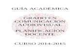 ³n_Audiovisua… · Vicerrectorado de Docencia - Universidad de Salamanca MODELO SIMPLIFICADO de ficha de planificación de las asignaturas en los planes de estudio de Grado y Máster