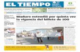 PREGUNTA DE LA SEMANA: Maduro extendió por ... - El Tiempomedia.eltiempo.com.ve/EL_TIEMPO_VE_web/46/diario/... · Alí Romero, después el Razetti y cuando acudí al CDI de Campo