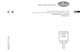 Instrucciones de uso ES Sensor de temperatura electrónico · la pérdida de los derechos de garantía 2 Uso previsto El equipo supervisa la temperatura del sistema en máquinas e