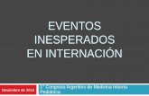 Sociedad Argentina de Pediatría - EVENTOS INESPERADOS EN ... Interna/PDFs … · causante de Enfermedad Invasiva resulta esencial para: a) Evaluar la eficacia de la vacuna en la