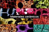 Página de Entrada - Materiales cerámicos ceramicos.pdf · 2015-03-07 · Estructuras cristalinas de cerámicos ZnS (blenda de zinc) NaCl (Cloruro de sodio) BaTiO 3 ... se generan
