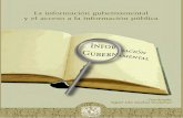 Libro: 'La información gubernamental y el acceso a la ...ru.iibi.unam.mx/jspui/bitstream/IIBI_UNAM/L103/1/...La información gubernamental y el acceso a la información : pública
