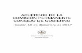 ACUERDOS DE LA COMISIÓN PERMANENTE CONSEJO DE … · La Comisión Permanente del Consejo de Gobierno de esta Universidad, en sesión celebrada el día 18 de diciembre de 2017, acordó