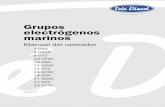 Grupos electrógenos marinos - Solé Dieselsolediesel.com/portals/0/ftp/manuales/u_gb_es.pdf · electrógeno o se carga la batería, se produce gas hidrógeno que puede prenderse