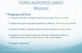 FORO AGROPECUARIO Missouri · FORO AGROPECUARIO Missouri Programa del Foro Produccion Sostenible y el Manejo Financiero de la Granja.Eleazar U. Gonzalez Plantas toxicas para el ganado