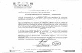 ACUERDO MINISTERIAL No. 312-2017 · ACUERDO MINISTERIAL No. 312-2017 Edificio Monja Blanca: Guatemala, 9 de noviembre de 2017. EL MINISTRO DE AGRICULTURA, GANADERÍA Y ALIMENTACIÓN