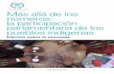 Más allá de los números: la participación parlamentaria de los …archive.ipu.org/pdf/publications/indigenous-sur-sp.pdf · 2014-09-25 · La representación de los pueblos indígenas