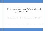 Programa Verdad y Justicia - Argentina.gob.ar · los delitos contra la humanidad cometidos en el marco del terrorismo de estado. Los resultados difundidos que dan cuenta de las 613
