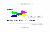 Notas de Clase - Red Ciencia Cubaredciencia.cu/geobiblio/paper/1997_Molerio_Geoestadistica.pdf · Primer Curso Internacional de Agua Subterránea y Medio Ambiente Ciudad de La Habana,