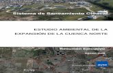 Sistema de Saneamiento Cloacal - AySA Sistema de Saneamiento Cloacal ESTUDIO AMBIENTAL DE LA EXPANSIأ“N