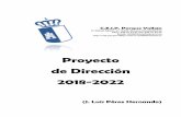 Proyecto de Dirección 2018-2022 - Castilla-La Manchaceip-parquevallejo.centros.castillalamancha.es/... · trayectoria profesional y formativa de la persona solicitante y del resto