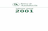 Informe Anual 2001 · Establecimientos Bancarios. En 2001 ha cumplido su ejercicio social número 158. El domicilio social está establecido en la calle Fernández y González 4,