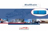Rollair - Codeam...- Todas las máquinas se fabrican y prueban conforme a las normas ISO 9001, ISO 14001 e ISO 1217. RollaiR 270-340 3 Sistema de separación superior El sistema de