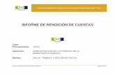 INFORME DE RENDICIÓN DE CUENTASapbp.salud.gob.mx/descargas/pdf/IRC_APBP_CONSOLIDADO.pdf · Salud (PRONASA) y el Programa Sectorial de Salud (PROSESA), que son: ... desarrollen proyectos