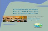 OBSERVATORIO DE CONFLICTOS DE CAJAMARCAgrufides.org/sites/default/files//documentos... · Durante la próxima década la región Cajamarca estará marcada por un nuevo proceso de