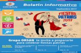 Grupo ORSAN te invita a prepararte para celebrar fiestas ...medios.orsan.cl/downloads/boletines/boletin-Septiembre-2017.pdf · Cada empresa de nuestro tiene un plan de acción a seguir