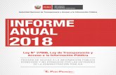 Informe anual sobre solicitudes de acceso a la información … · 2019-04-26 · reporte de las entidades públicas (que registran este año un 97.3% de atenciones a las solicitudes