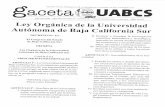 acet ÓRGANO OFICIAaL INFORMATIVO DE LA UNIVERSIDA …de la Universidad Autónoma de Baja California Sur. ISSN 0185-7722X. Carretera al Sur km. 5.5, Col. El Mezquitito, C. P. 23080,