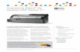 Impresora Zebra de tarjetas ZXP Series 7™ · 2020-05-08 · de falsificación y prolongan la vida de sus tarjetas de alta seguridad. El diseño exclusivo del laminado reduce espectacularmente