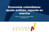 Economía colombiana: ajuste exitoso, repunte en marcha viceministro - 2017-11-02... · 16 Subsidios a la tasa de interés para vivienda 53.500 (Viviendas) 0,6 17 Acceso y uso de