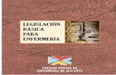 LEGISLACIÓN BÁSICA PARA ENFERMERÍA - Sociedad Española de ...€¦ · El objeto de esta Ley es establecer el marco legal para las acciones de coordinación y cooperación de las