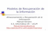 Tema 2 - Modelos de Recuperación de la Informa ción · conjunto de términos de indexación. 5 Introducción Modelo booleano Los documentos son un conjunto de términos Las preguntas
