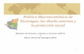 Política Macroeconómica de Nicaragua, los shocks externos ......alimenticias, avena y cebada procesadas. ... y medianas empresas. 12 Medidas de Corto Plazo: De protección social