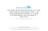 Plan estratégico de tecnologías de la información y … · Web viewPlan estratégico de tecnologías de la información y las comunicaciones - peticGestión Tecnológica y Comunicaciones