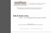 MANUAL de Organizaciónseer.slp.gob.mx/Transparencia 2014/19_IV_DSE_DEP_MO.pdf · Estado Libre y Soberano de San Luis • Lineamientos para la gestión de archivos administrativos