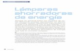 EL LABORATORIO PROFECO REPORTAseronoser.com/wp-content/uploads/2014/09/lamparas.pdf · marcas de lámparas ﬂuorescentes compactas ahorradoras de energía de uso doméstico, cuyas
