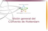 Visión general del Convenio de Rotterdam · Responsabilidades de la Parte Importadora . RESUMEN 1. La COP decide someter un producto químico al Procedimiento de CFP 2. La Secretaría