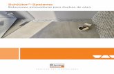 Soluciones innovadoras para duchas de obra · 2020-04-30 · Schlüter®-KERDI-LINE: Desagüe lineal El desagüe lineal Schlüter-KERDI-LINE está fabricado en acero inoxidable de