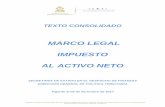 MARCO LEGAL IMPUESTO AL ACTIVO NETO · de junio de 2010 se restituyó en toda su extensión el Impuesto al Activo Neto, contenido en el Capítulo II, Artículos 5 al 16 de la Ley