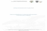 Informe de Rendición de Cuentas 2018 Agencia de ......para determinar la adopción de las medidas Fito zoosanitarias convenientes para prevenir y controlar el ingreso de plagas y