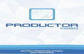 PRODUCTOR - Interempresas · Productor Vidrio, S.L. C/Alicante, 82 local 3 03690 San Vicente - Alicante Tipo V1 ... Aseguradoras Aporta las herramientas para gestionar la facturación