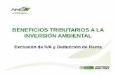 BENEFICIOS TRIBUTARIOS A LA INVERSIÓN AMBIENTALproyectos.andi.com.co/SeccAtla/Documents/Informacion de... · 2015-02-24 · REQUISITOS GENERALES-- IVAIVA Información General •