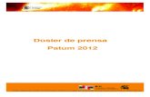 Dosier de prensa de La Patum 2012 - Ajuntament de …...Dosier de prensa de La Patum 2012 • Que es la Patum? pág.1• Una pincelada histórica • La ﬁ esta de los sentidos y