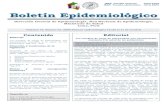 Bolet n Epidemiol gico N 43 - Direción General de ... · de Huanta (Ayacucho), Marañón (Huanuco), y Jaén (Cajamarca) – 2009. Pág. 823. Editorial Los estudios de carga de enfermedad: